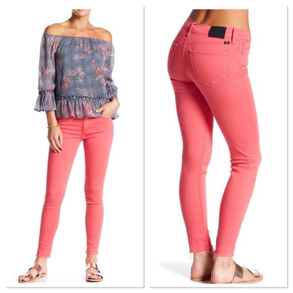 Lucky Brand Denim - LUCKY BRAND Raw Hem High Rise Skinny Jeans